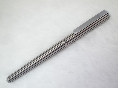 B484  百樂日本製 經典款全鋼蝕刻鋼珠筆(8成新)