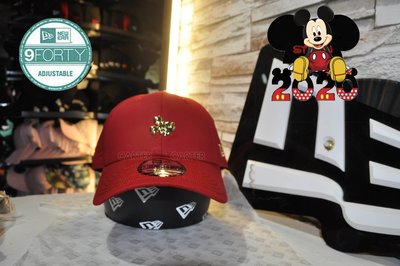 特價New Era x Disney Mickey Mouse Chinese New Year米老鼠中國新年紅色鴨舌帽