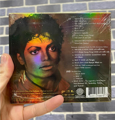眾信優品 CD DVD 邁克爾杰克遜 Michael Jackson Thriller 25周年加歌