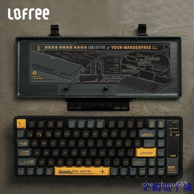 溜溜雜貨檔Lofree洛斐小浪機械鍵盤ipad電競電腦筆記本茶軸84鍵
