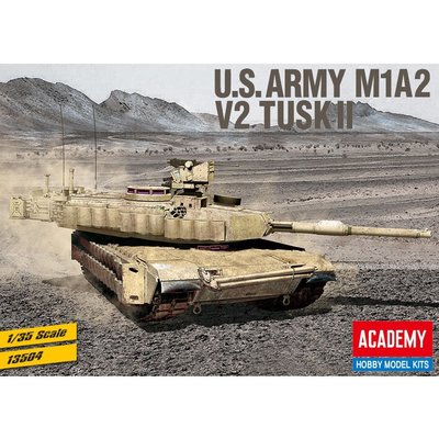 現貨 1/35 ACADEMY 美國陸軍 M1A2 V2 TUSK II 戰車 13504
