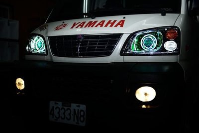 GAMMAS-HID嘉瑪斯台中廠-GMS6代遠近魚眼 LED/PVC光圈 中華三菱 Veryca 小貨車