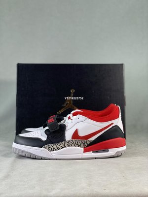 Air Jordan Legacy 312 Low 白黑 紅 爆裂紋男女鞋 CD7069 160