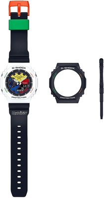 日本正版 CASIO 卡西歐 G-SHOCK GAE-2100RC-1AJR 魔術方塊 男錶 手錶 日本代購