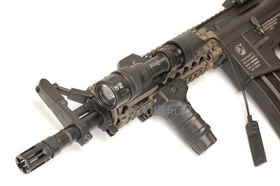 JHS（（金和勝 生存遊戲專賣））附老鼠尾 M952V風格 LED 戰術槍燈 8389