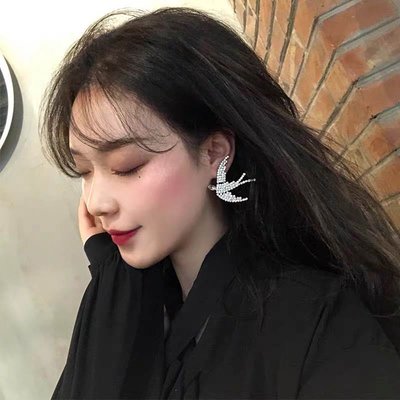 歐美日韓時尚個性水鑽造型耳環