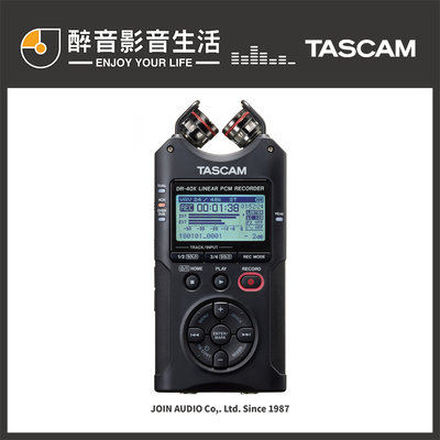 【醉音影音生活】日本錄音室大廠 TASCAM DR-40X 攜帶型數位錄音機/攜帶型線性PCM錄音機.台灣公司貨