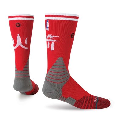 [現貨]NBA運動襪 休士頓火箭Houston Rockets高筒籃球襪厚底長襪 美國USA球員比賽