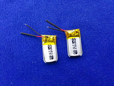 3.7V 聚合物鋰電池 50mA 1組2個 401119 行車記錄儀 藍牙耳機 導航儀
