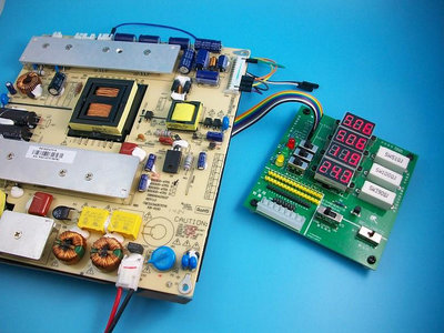 現貨液晶電視維修電源專用檢測工具 主板模擬控制器電源板工裝帶數顯