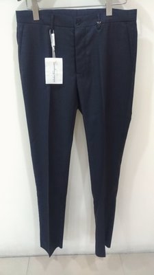 全新Ferragamo藍灰色西裝褲（結束營業。開倉甩賣）