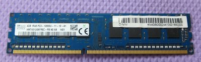 SK hynix 海力士DDR3 1600 4G【寬版單面顆粒】 桌上型記憶體  使用正常的二手良品 (個人保固七日)