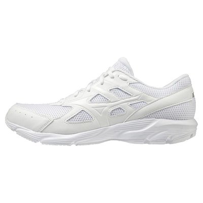 【MIZUNO】~ 美津濃 MAXIMIZER 慢跑鞋 運動鞋 學生鞋 白布鞋 寬楦 全白 K1GA210201 白色