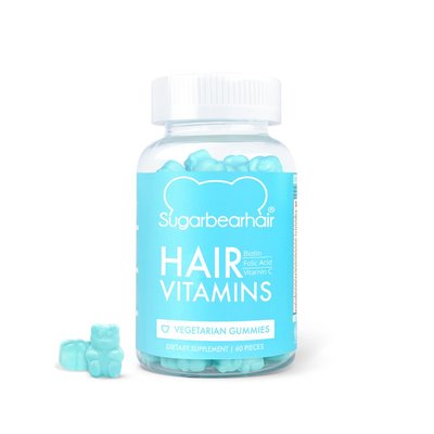 [RR小屋] Sugarbearhair HAIR VITAMINS 藍色小熊軟糖護髮維他命 3罐可選贈品 美國代購