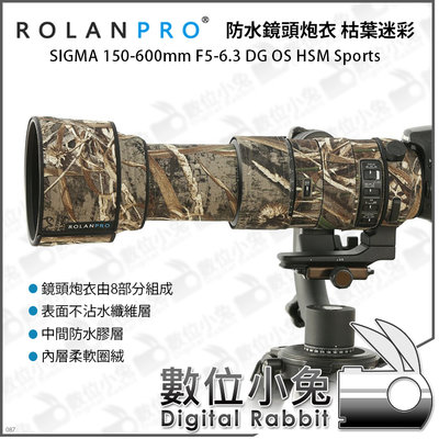 數位小兔【ROLANPRO Sigma 60-600mm F/4.5-6.3 DG OS HSM Sports 炮衣】