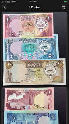 銀幣期貨/科威特1991/1986年20第納爾