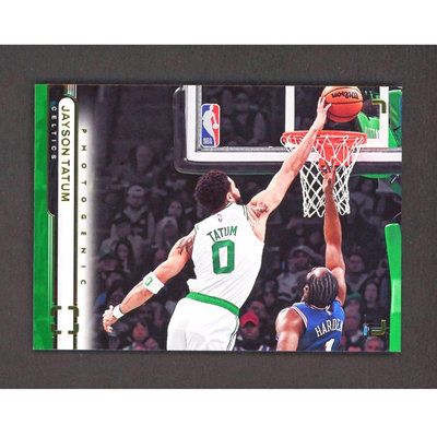 塞爾提克一哥 Jayson Tatum 上鏡Photogenic Celtics版本球員卡 2022-23