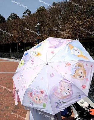 上海迪士尼2023春季玲娜貝兒達菲家族雨傘折傘Venice維娜絲日本連線代購