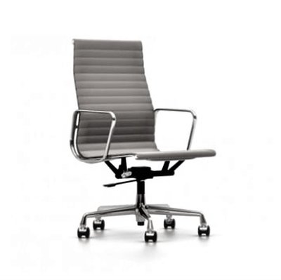 【台大復刻家具】Eames Aluminum Group 高薄背 設計師-辦公椅 Ribbed【非 Herman Miller Vitra EA 119】
