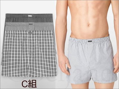 真品 Calvin Klein CK卡文克萊寬鬆內褲平口褲四角褲男內著 灰色 三件一組L號 愛COACH包包