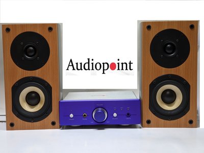 美國 Audiopoint DA-35a擴大機+AR-10書桌型喇叭 數位USB串流 D類直驅 原木烤漆 公司貨