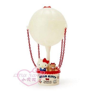 ♥小公主日本精品♥hello kitty凱蒂貓小熊熱氣球造型小夜燈Led燈飾-紅白款送禮自用必備~預(2)