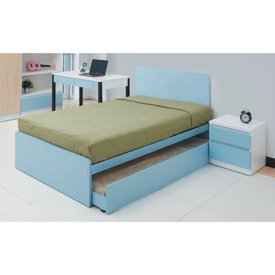 【新精品台南】GD-401艾美爾系統床組3.5尺(不含床頭櫃 書桌 床墊)