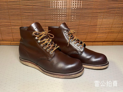 9D Red Wing 8134 6吋靴 亮棕