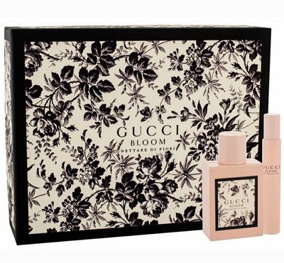 Gucci Bloom Nettare Di Fiori花悅蜜意濃郁淡香精禮盒(100ml+滾珠7.4ml)/1組-新品正貨