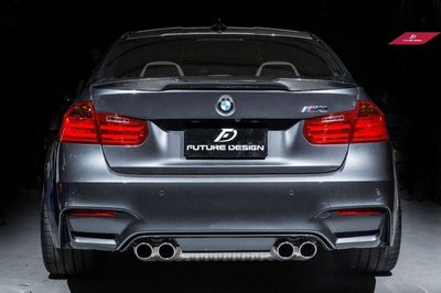 【政銓企業有限公司】BMW F30 F80 M3 FUTURE DESIGN  高品質 抽真空 卡夢 尾翼 F80 M3