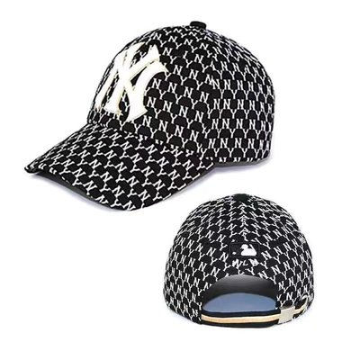 熱銷 MLB LA帽/NY帽 洋基帽 道奇帽 老帽軟頂小標LOGO 格子棒球帽洋基隊刺繡男女經典 腰包 可開發票