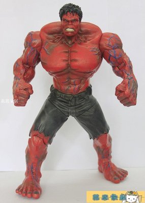 復仇者聯盟復仇者聯盟 浩克 綠/紅 巨人 hulk 人偶手辦 玩具 模型 10寸 擺件-范思家居