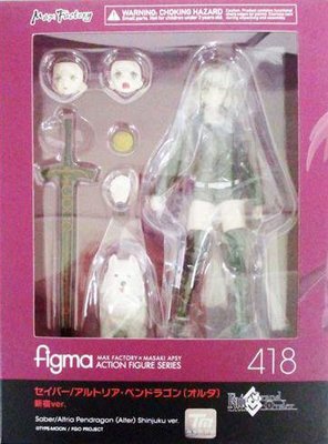 日本正版 figma Fate/Grand Order FGO 阿爾托莉亞 潘德拉剛 Alter 新宿 公仔 日本代購