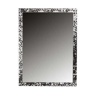 I-HOME 鏡子 3001-亮鑽銀 60x45 台製 PS發泡藝術框 化妝鏡 浴鏡 穿衣鏡 浴室鏡 玄關鏡(免運)