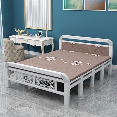 促銷打折 折疊床午休床單人床雙人床成人家用簡易木板床鐵床1米1.2米1.5米