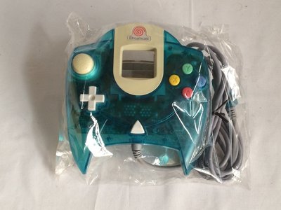 Dreamcast 原裝主機原廠專用手把(透明藍)