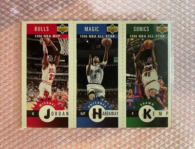 Upper Deck Collector's 96-97 Jordan/Hardaway/Kemp #m11