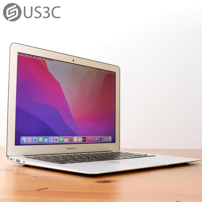 【US3C-板橋店】【一元起標】公司貨 2015年初 Apple MacBook Air 13吋 i5 1.6G 8G 256G 銀 蘋果筆電 二手筆電