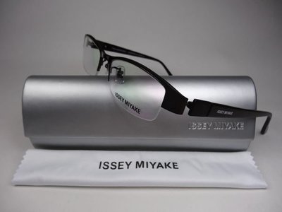 信義計劃 ISSEY MIYAKE 002A 日本製 三宅一生眼鏡大框 搭配腕錶皮鞋絲巾鴨舌帽 可配濾抗藍光老花多焦點
