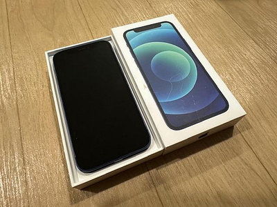 (降價)外觀新 iPhone12 mini iPhone 12 mini 128G 藍色 5.4吋外觀和功能都非常良好