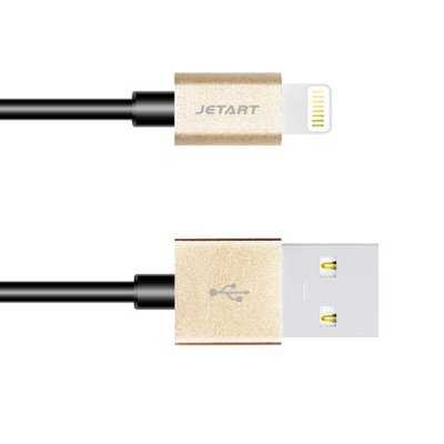 小白的生活工場*JETART (CAA030) APPLE USB to Lightning 接頭鋁合金外殼傳輸線