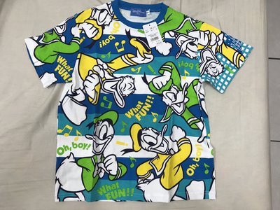 日本 東京迪士尼  男童 女童 唐老鴨 Donald 上衣 T-shirt 150cm