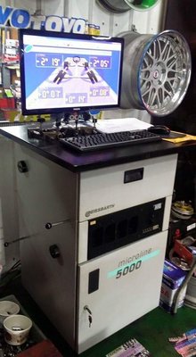 德國百世霸 5000 PRO 電腦定位機器   100%完美準確   汽車定位機  四輪定位 (現在賺錢使用中)