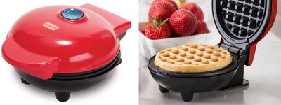 迷你鬆餅機 Dash Mini Waffle Maker 紅色 ( 4吋)