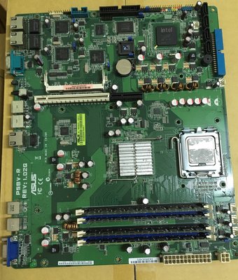 【ASUS 華碩】P5BV-R REV:1.02G DDR2/775 Server/伺服器主機板