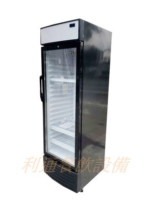 《利通餐飲設備》 350L 1門玻璃冰箱 單門玻璃冷藏冰箱 冷藏展示櫃 小菜冰箱 飲料展示櫃 冷藏櫃 冷藏冰箱.