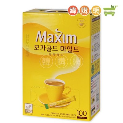 韓國Maxim三合一摩卡咖啡1200g(100入)【韓購網】