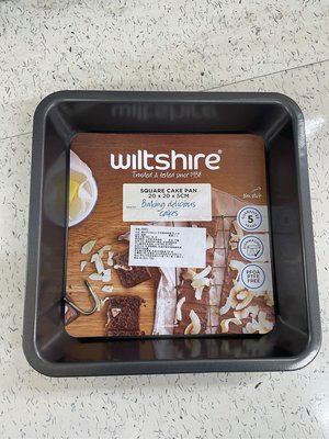 2/2前 澳洲wiltshire 碳鋼方形蛋糕烤盤20公分