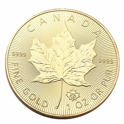 特價！* 2015加拿大楓葉紀念幣英聯邦女王金幣 工藝楓葉鍍金幣硬幣
