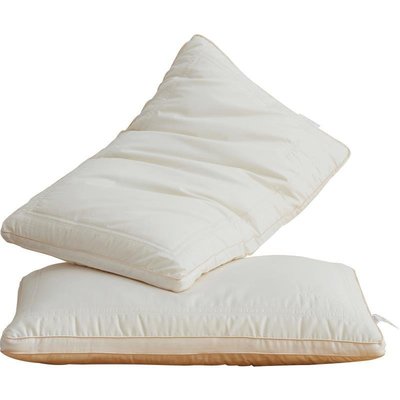 促銷打折 羅萊家紡枕頭枕芯80支全棉高端成人家用單人用蠶絲枕親膚枕單只裝嘟啦啦